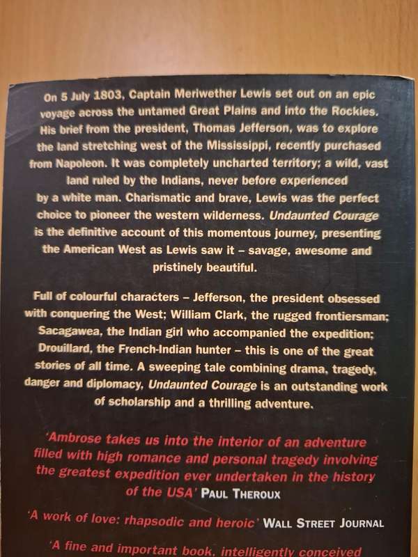 Undaunted Courage - The Pioneering Mission to Explore America`s Wild Frontier:Stephen E. Ambrose