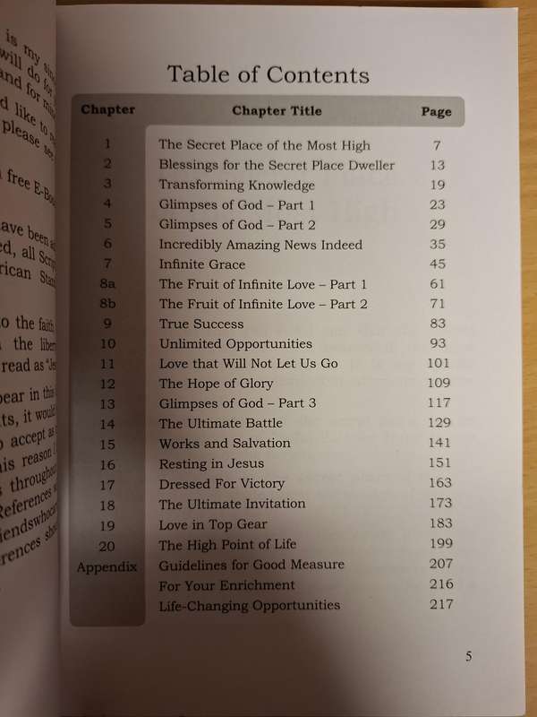 Finding Peace in a Troubled World - An Adventure into the Secret Place Of the Most High (Paperback)
