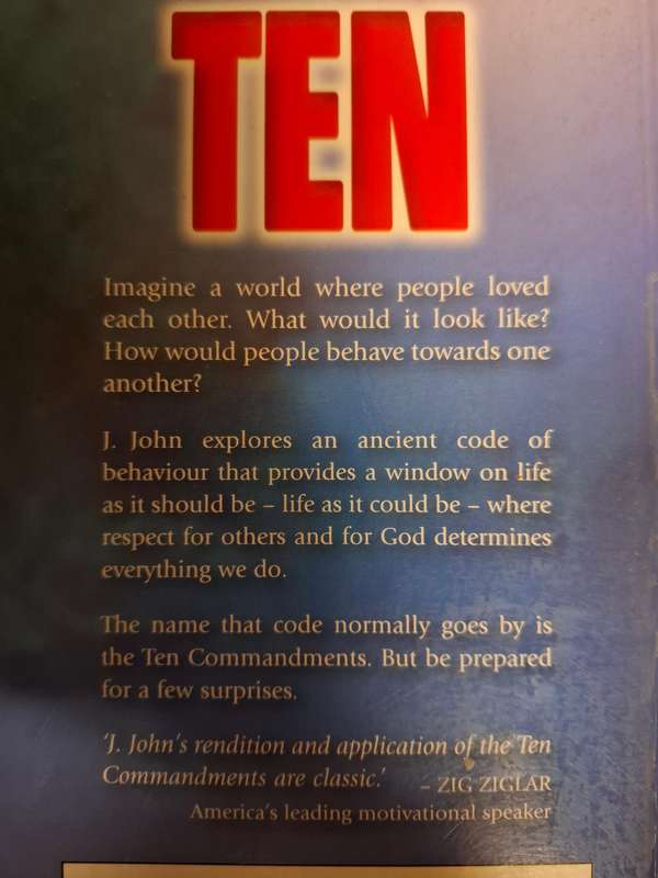 Tem - Living the Ten Commandments in The 21st Century : J. John  (Paperback)