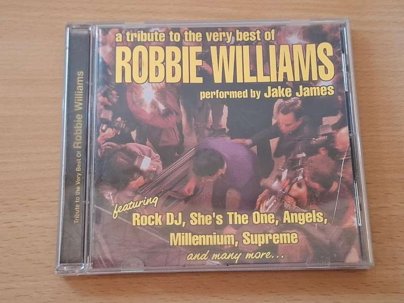 A Tribute to the very best of Robbie Williams performed by Jake James - CD