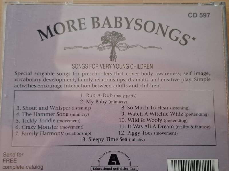 More Babysongs - Hap Palmer - CD