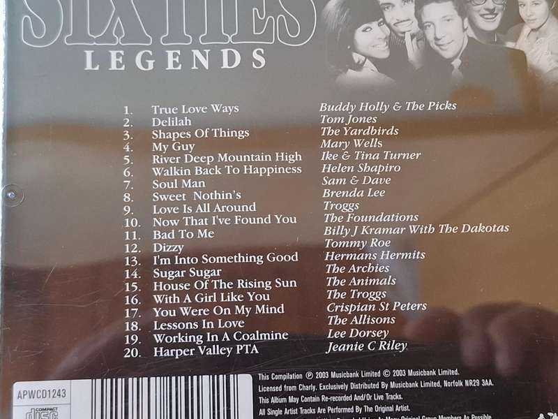Sixties Legends - CD