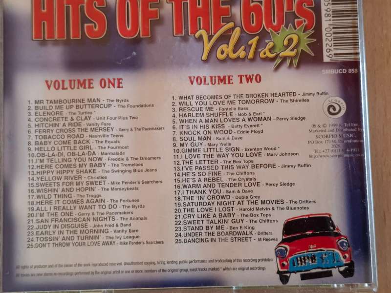 Hits of The 60`s - CD
