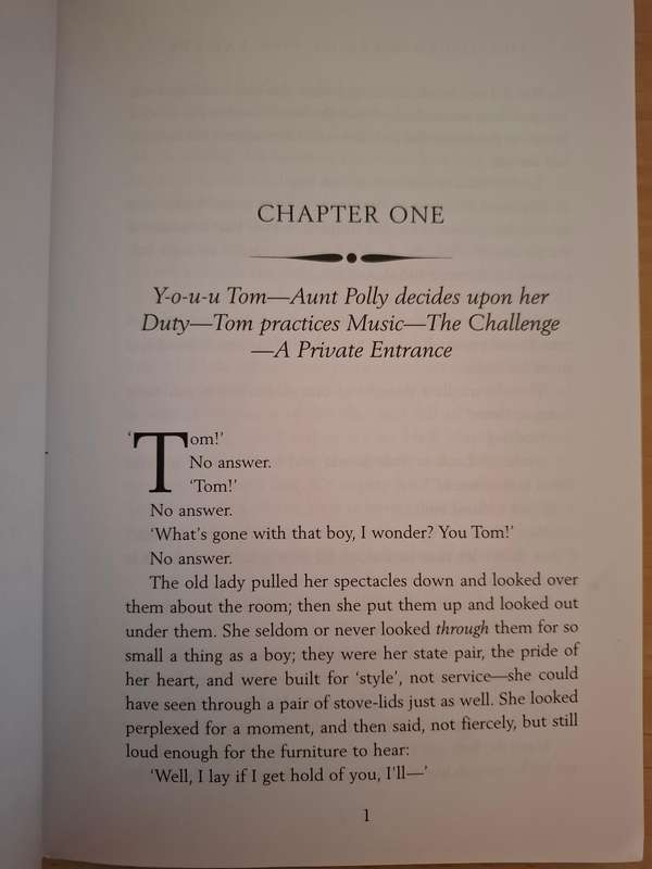 Oxford Children`s Classics - The Adventures of Tom Sawyer : Mark Twain  (Hardcover)