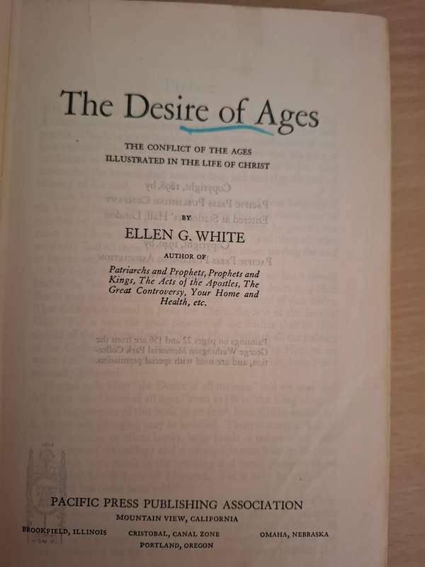 The Desire of Ages - Ellen G. White (Hardcover)