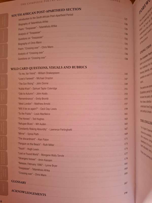 The Complete Poetry Resource Prescribed Poems and Learning Materials (Paperback)
