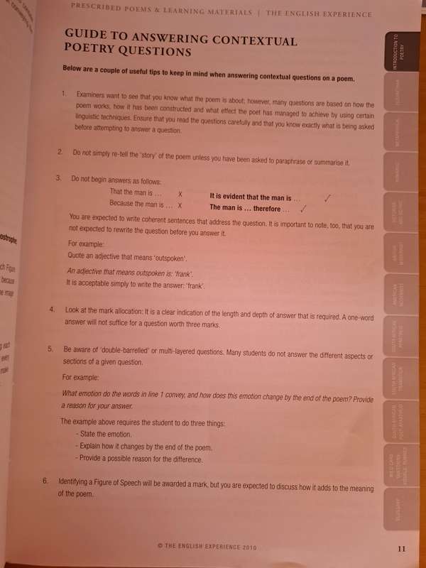The Complete Poetry Resource Prescribed Poems and Learning Materials (Paperback)
