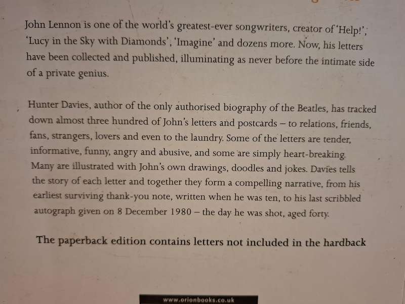 The John Lennon Letters - Hunter Davies  (Paperback)