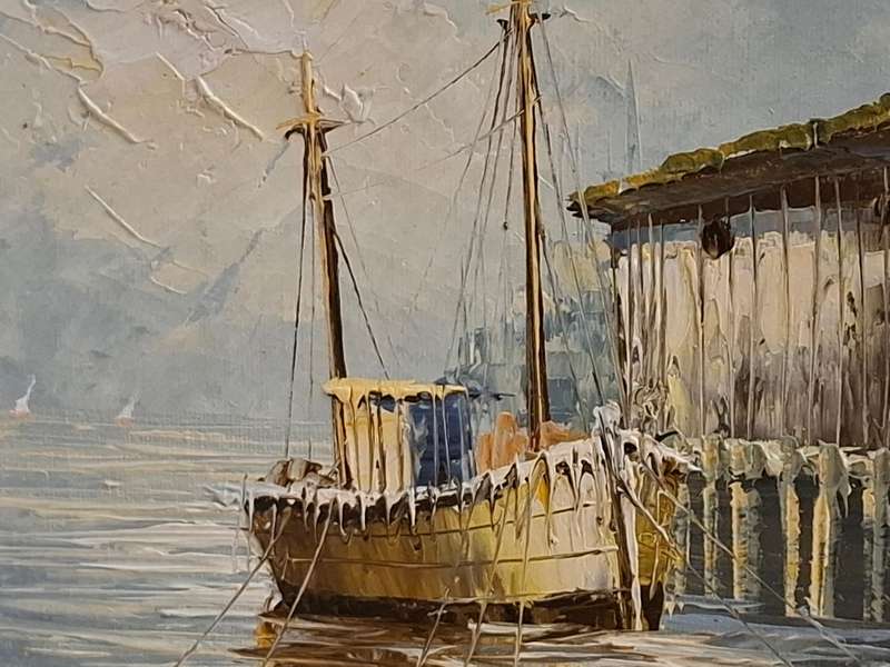 Boats - Harbour Scene -