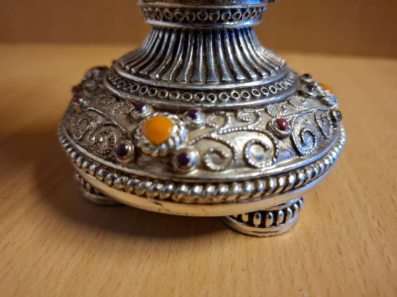 Candle Holder - height 14cm width 9cm