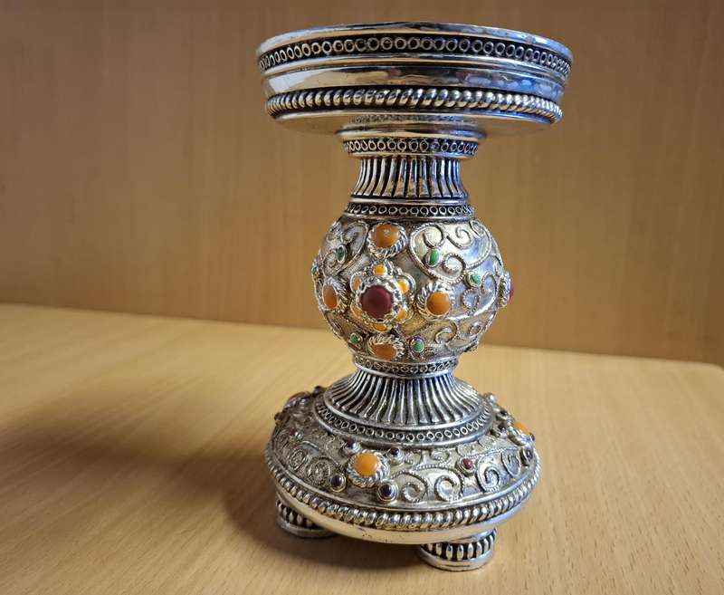 Candle Holder - height 14cm width 9cm