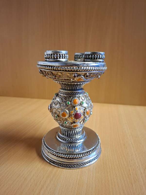 Candle Holder - height 14cm width 9cm