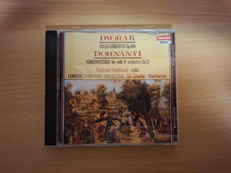 Dvorak Cello Concerto Op. 104/DohnanyiKonzertstuck for cello & orchestra Op. 12  (CD)