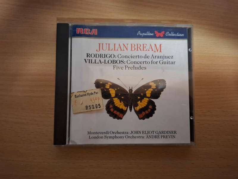 Julian Bream - Rodrigo : Concierto de Aranjuez/Villa-Lobos : Concerto for Guitar - CD