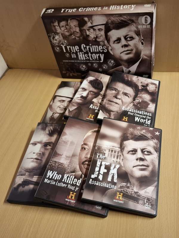 True Crimes in History 6 Dvd Box Set (Insights in Some of History`s Most Notorious Crimes)
