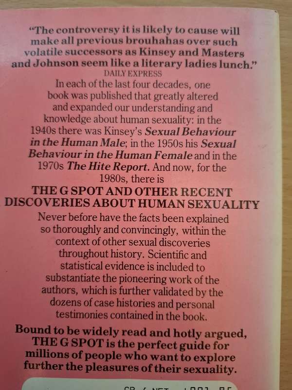 The G Spot : Alice Kahn Ladas, Beverly Whipple & John D. Perry (Paperback)