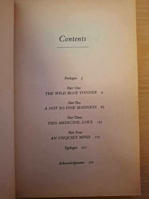 An Unquiet Mind - A Memoir of Moods and Madness: Kay Refield Jamison (Paperback)