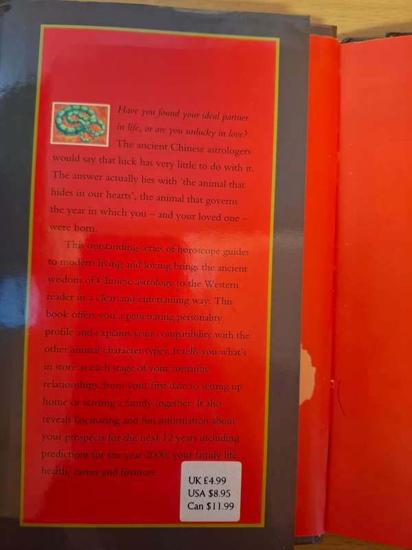 Chinese Horoscopes for Lovers - The Snake: Lori Reid  (Hardcover)