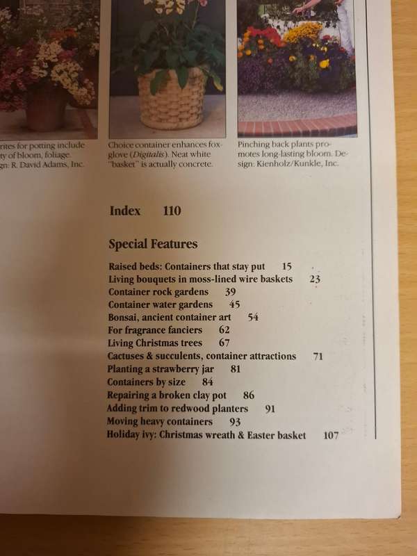 A Sunset Book - Container Gardening (Paperback)
