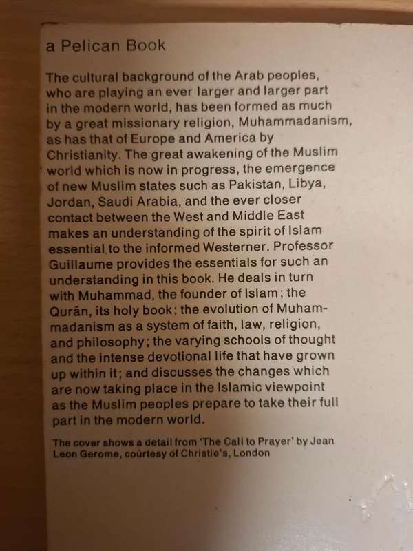 Islam : Alfred Guillaume  (Paperback)