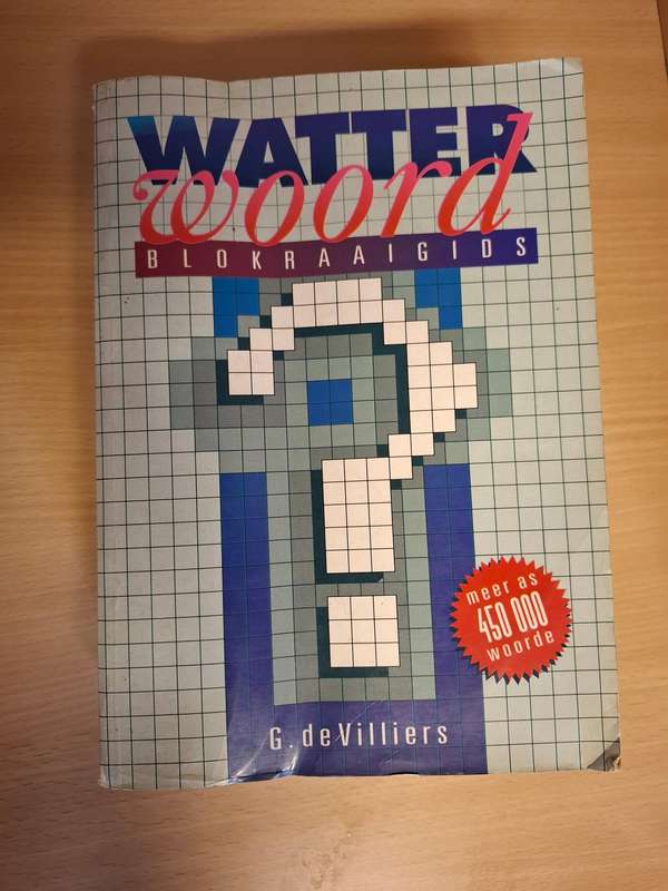Watter Woord Blokraaigids : G. de Villiers