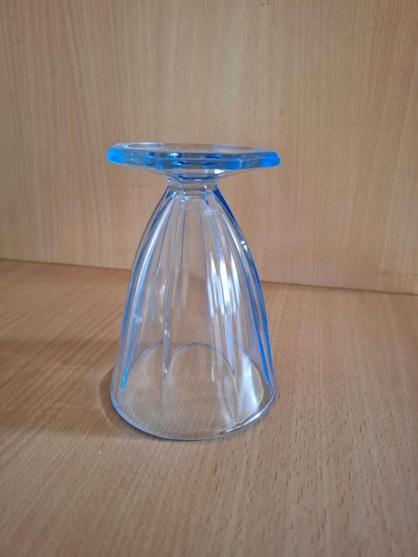 Set - Blue Glass Water/Juice Jug with 3 Glasses