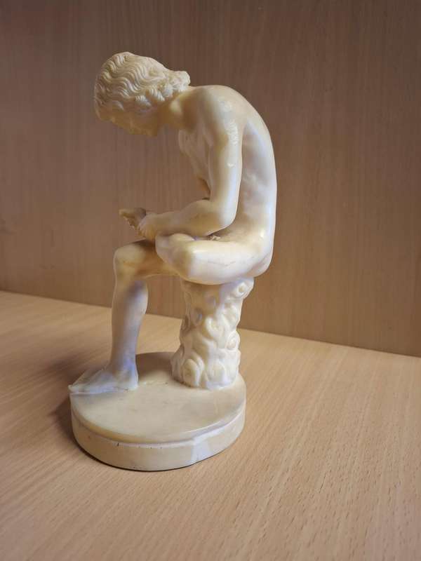 Spinario/Boy with Thorn Figurine - height 20cm width 12cm