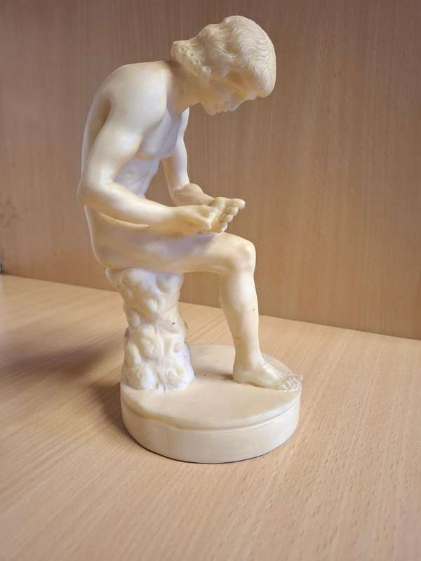 Spinario/Boy with Thorn Figurine - height 20cm width 12cm