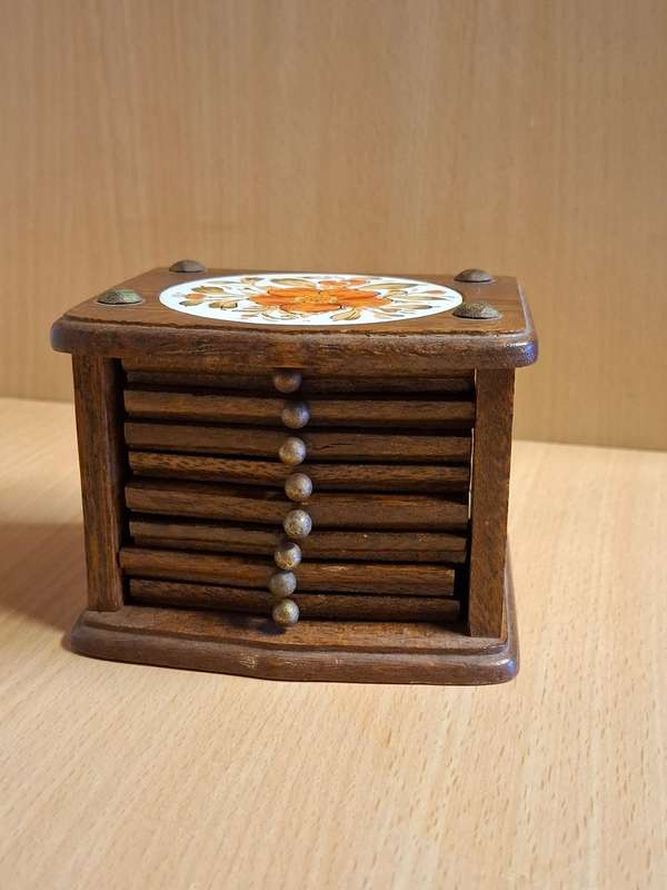 Set of 8 Wooden Coasters
