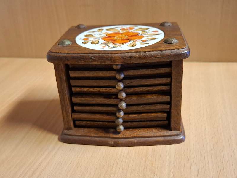 Set of 8 Wooden Coasters