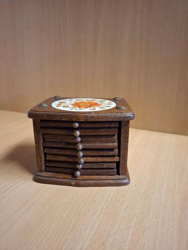 Set of 8 Wooden Coasters