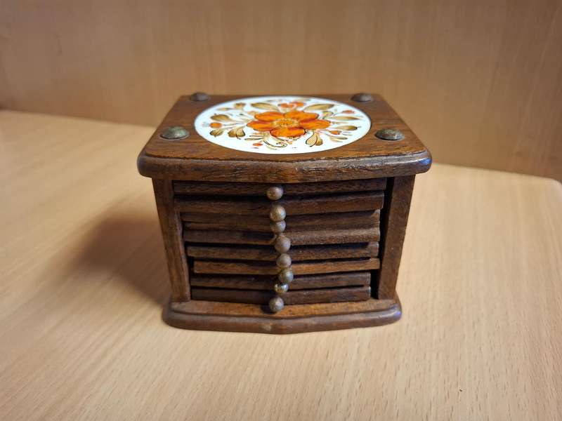 Set of 8 Wooden Coasters