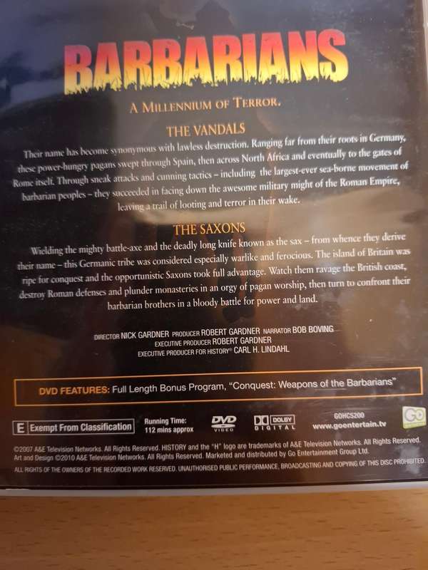 Barbarians - A Millennium of Terror - 3 Disc Set (Dvd)