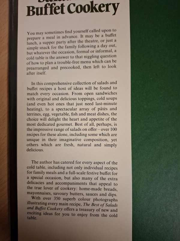 Hamlyn - The Best of Salads and Buffet Cookery (Hardcover)