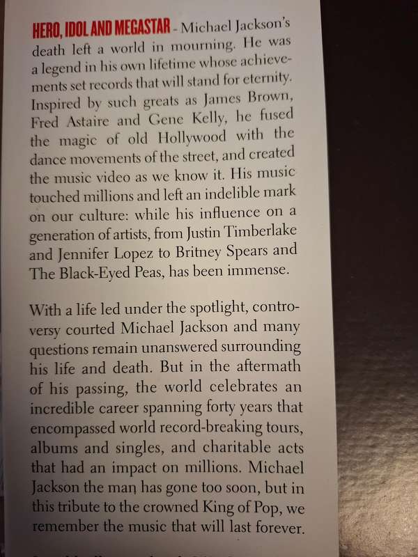 Michael Jackson - A Tribute to The King of Pop : James Aldis  (Hardcover)