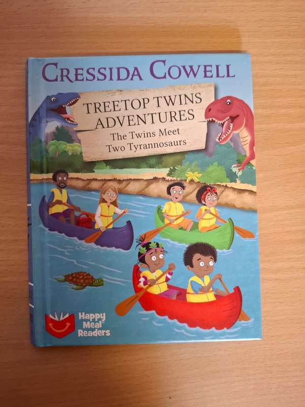 Treetop Twins Adventures - The Twins Meet Two Tyrannosaurs  (Hardcover)