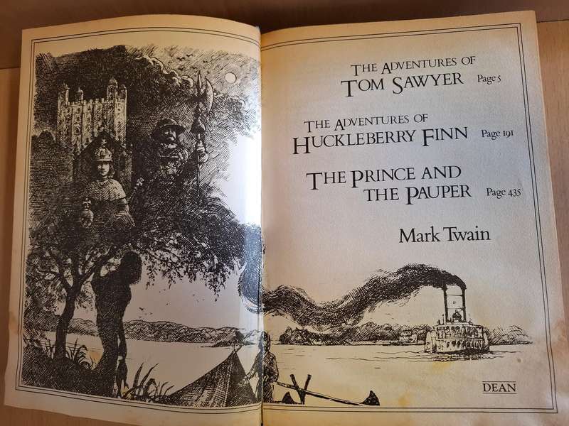 Tom Sawyer/Huckleberry Finn/The Prince and The Pauper : Mark Twain  (Hardcover)