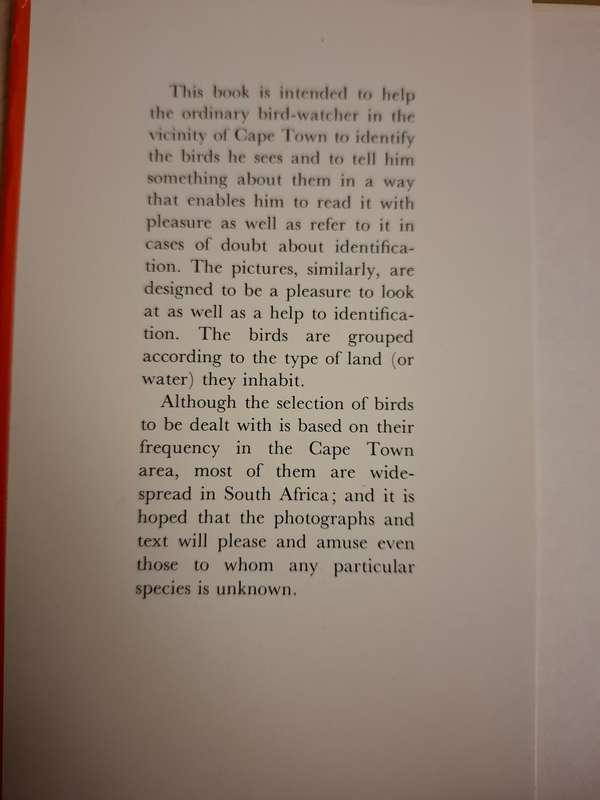 Some Birds of the Cape : J.M. Winterbottom and C.J. Uys (Hardcover)