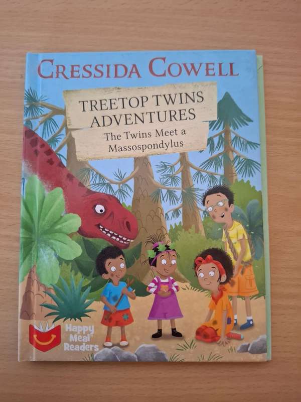 Treetop Twins Adventures - The Twins Meet a Massospondylus  (Hardcover)