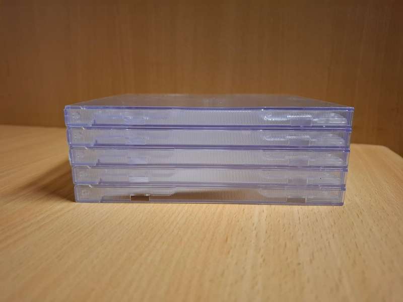 Jewel Case - Clear - CD Cases (Pack of 5)  NEW CONDITION
