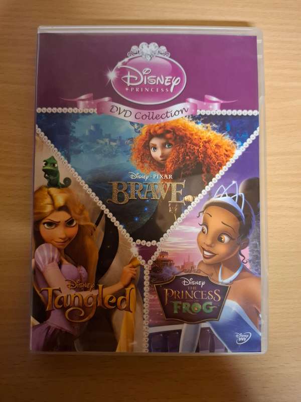 Brave/Tangled/Princess Frog - Dvd   (3 discs)