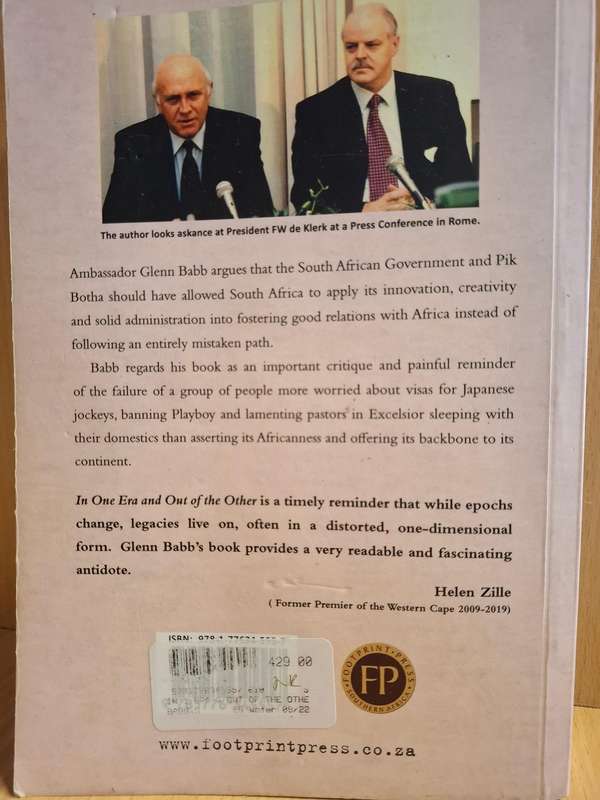 In One Era and Out of The Other : Glenn Babb  (Paperback)