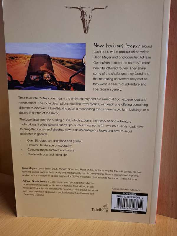 Dirt Busters - A Guide to Adventure Motorbiking : Deon Meyer, Adriaan Oosthuizen