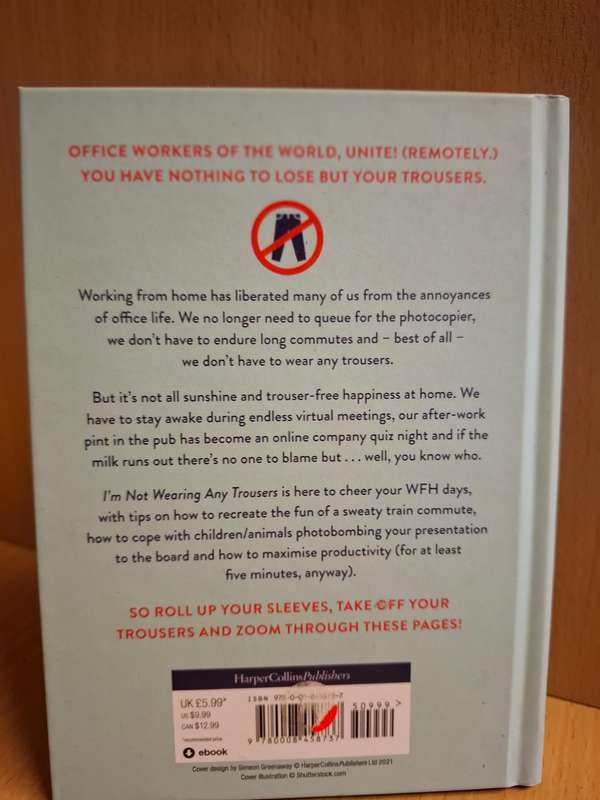 I`m Not Wearing Any Trousers And Other Working From Home Truths  (Hardcover)