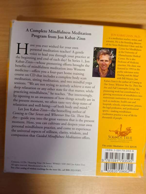 Guided Meditation - Jon Kabat-Zinn - CD  (3 discs)