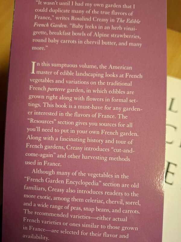 The Edible French Garden : Rosalind Creasy  (Paperback)