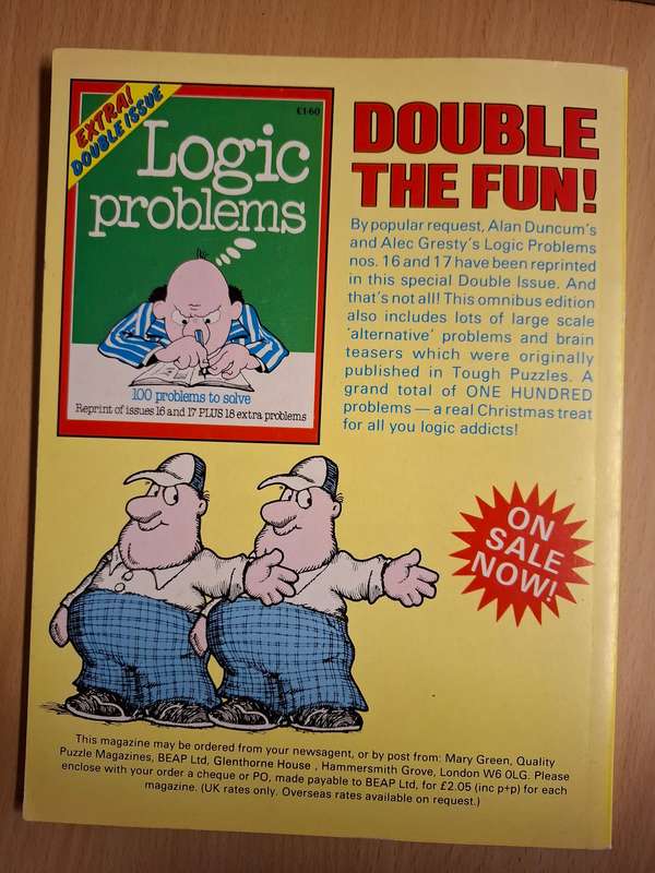 Logic Problems No. 53 by Alan Duncum and Alec Gresty  (Paperback)