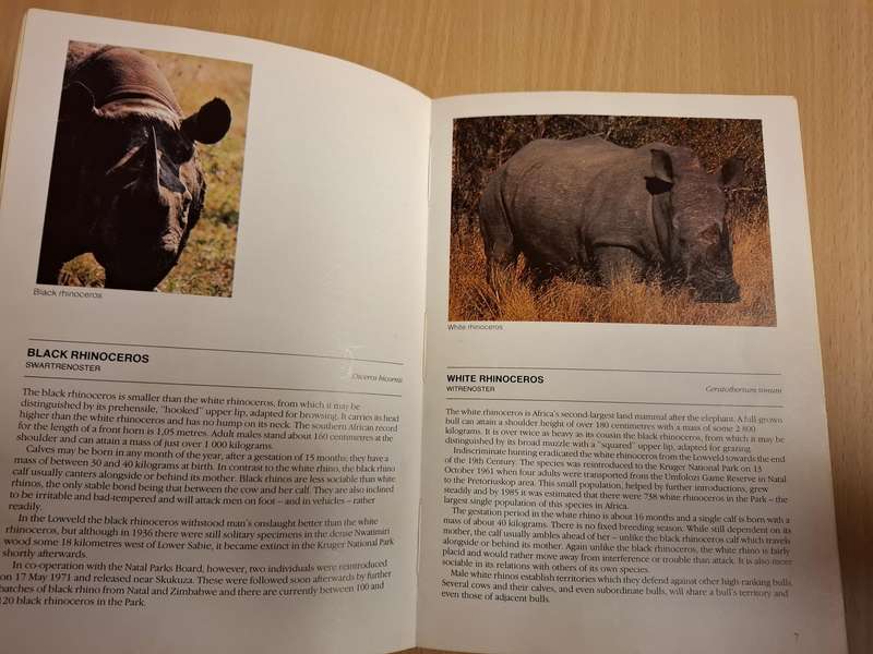 Animals of The Kruger National ParkG. De Graaff (Paperback)