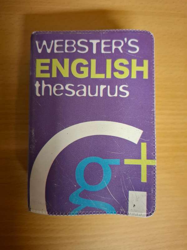 Webster`s English Thesaurus  (Paperback)