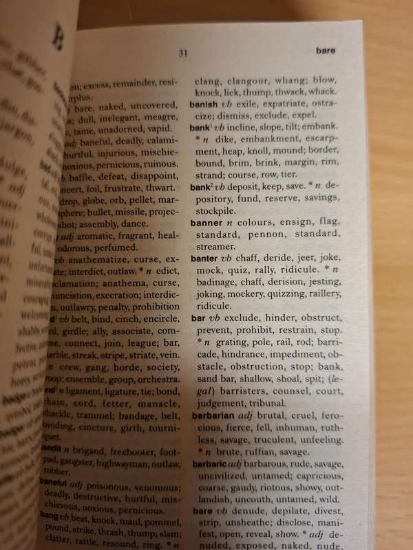 Webster`s English Thesaurus  (Paperback)